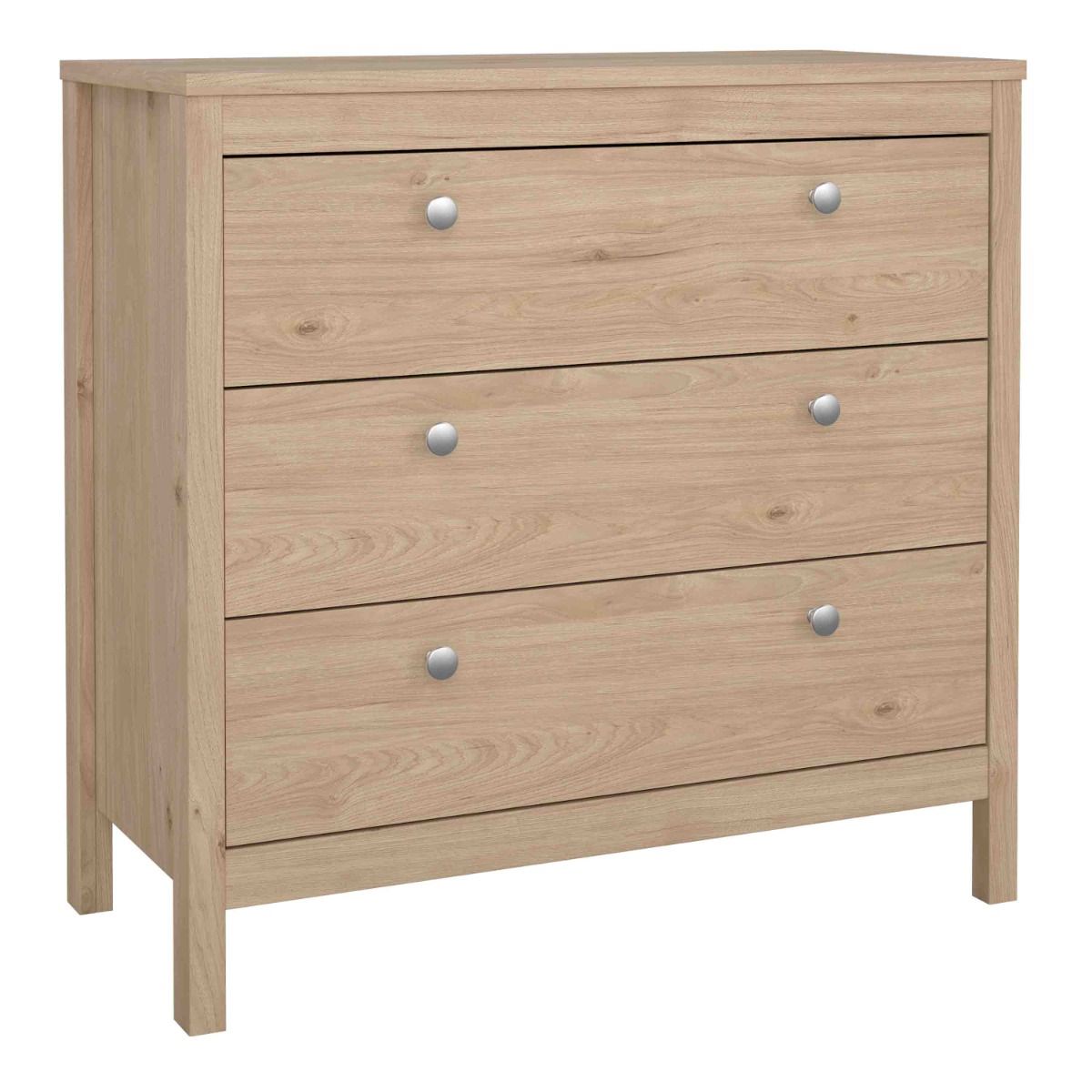 Wooden Chest Of 3 Drawers - Madrid