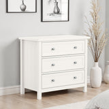 Wooden Chest Of 3 Drawers - Maine