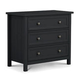 Wooden Chest Of 3 Drawers - Maine