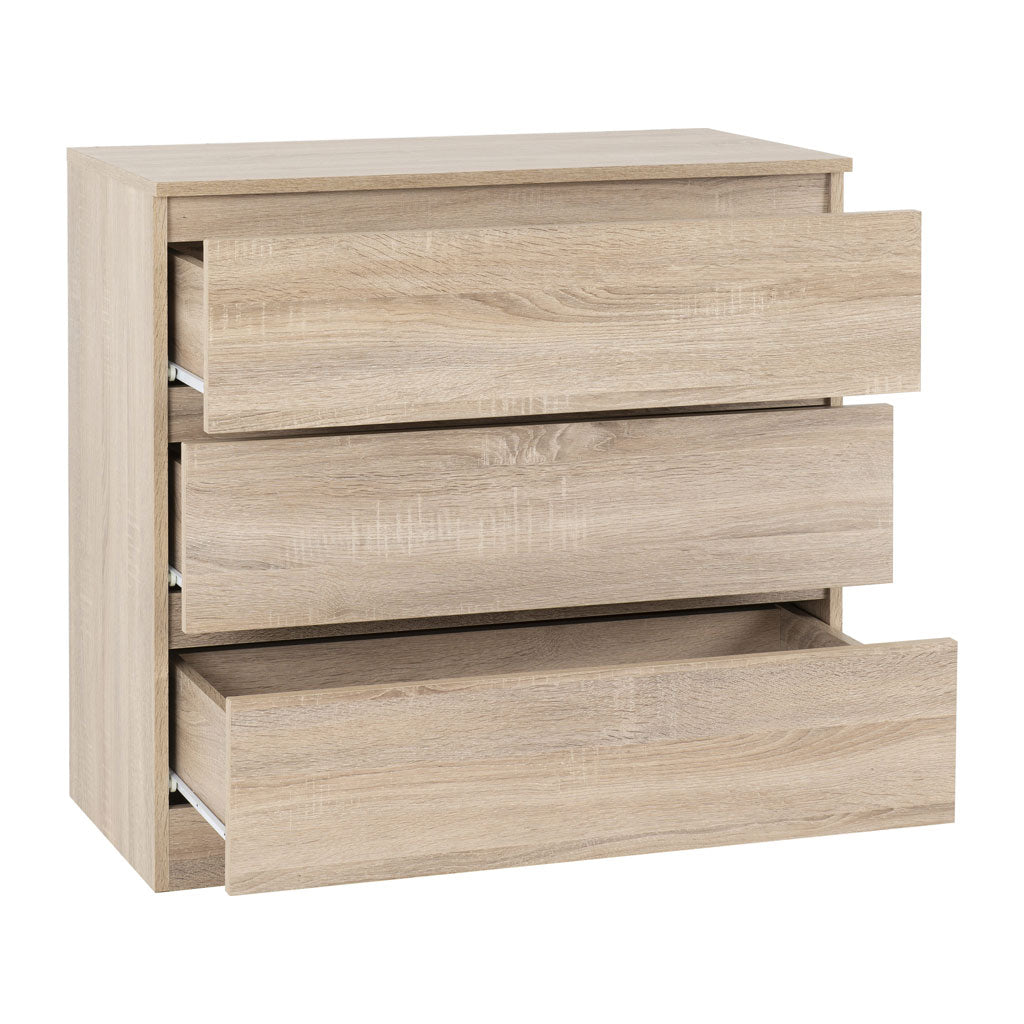 Wooden Chest Of 3 Drawers - Malvern