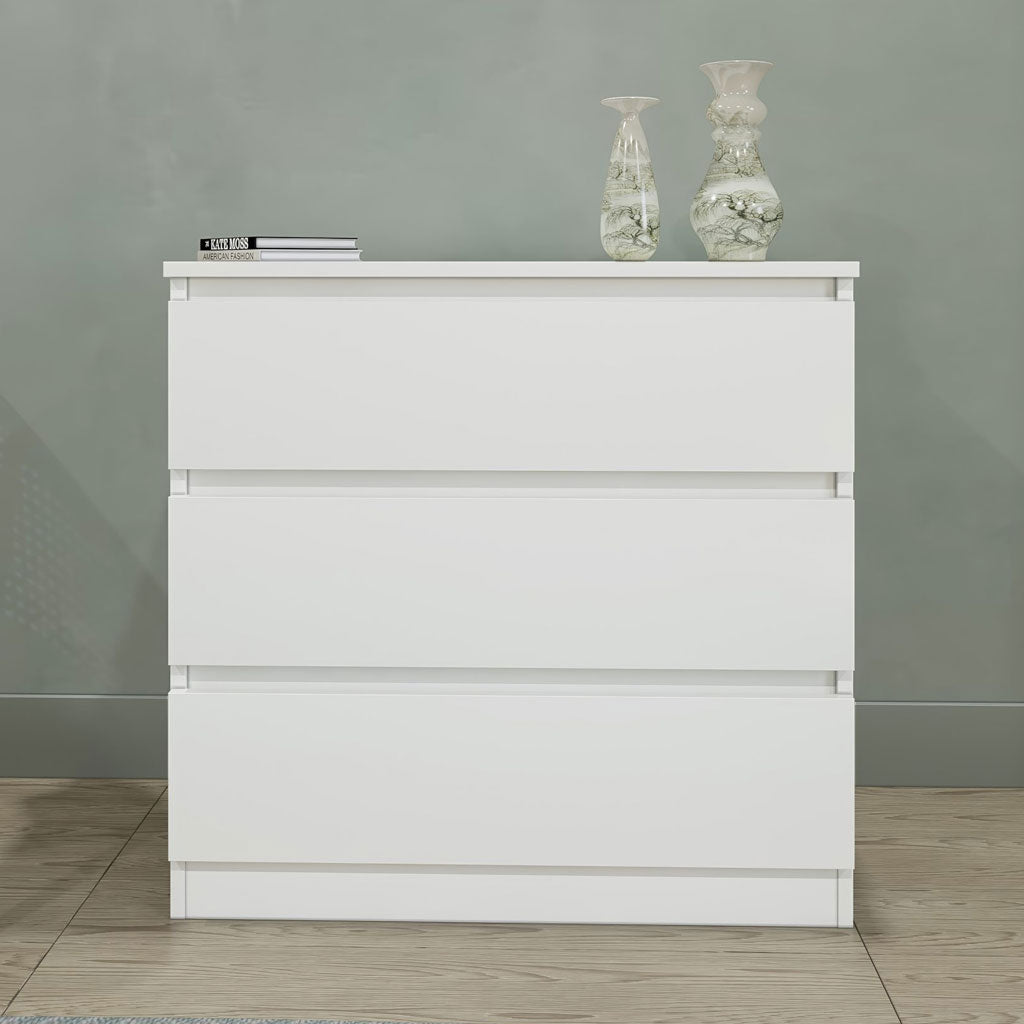 Wooden Chest Of 3 Drawers - Malvern