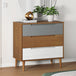 Wooden Chest Of 3 Drawers - Molde
