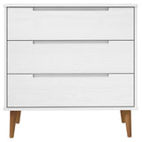 Wooden Chest Of 3 Drawers - Molde