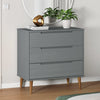 Wooden Chest Of 3 Drawers - Molde