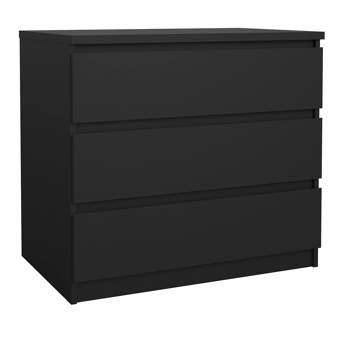 Wooden Chest Of 3 Drawers - Naia