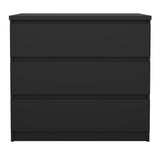Wooden Chest Of 3 Drawers - Naia