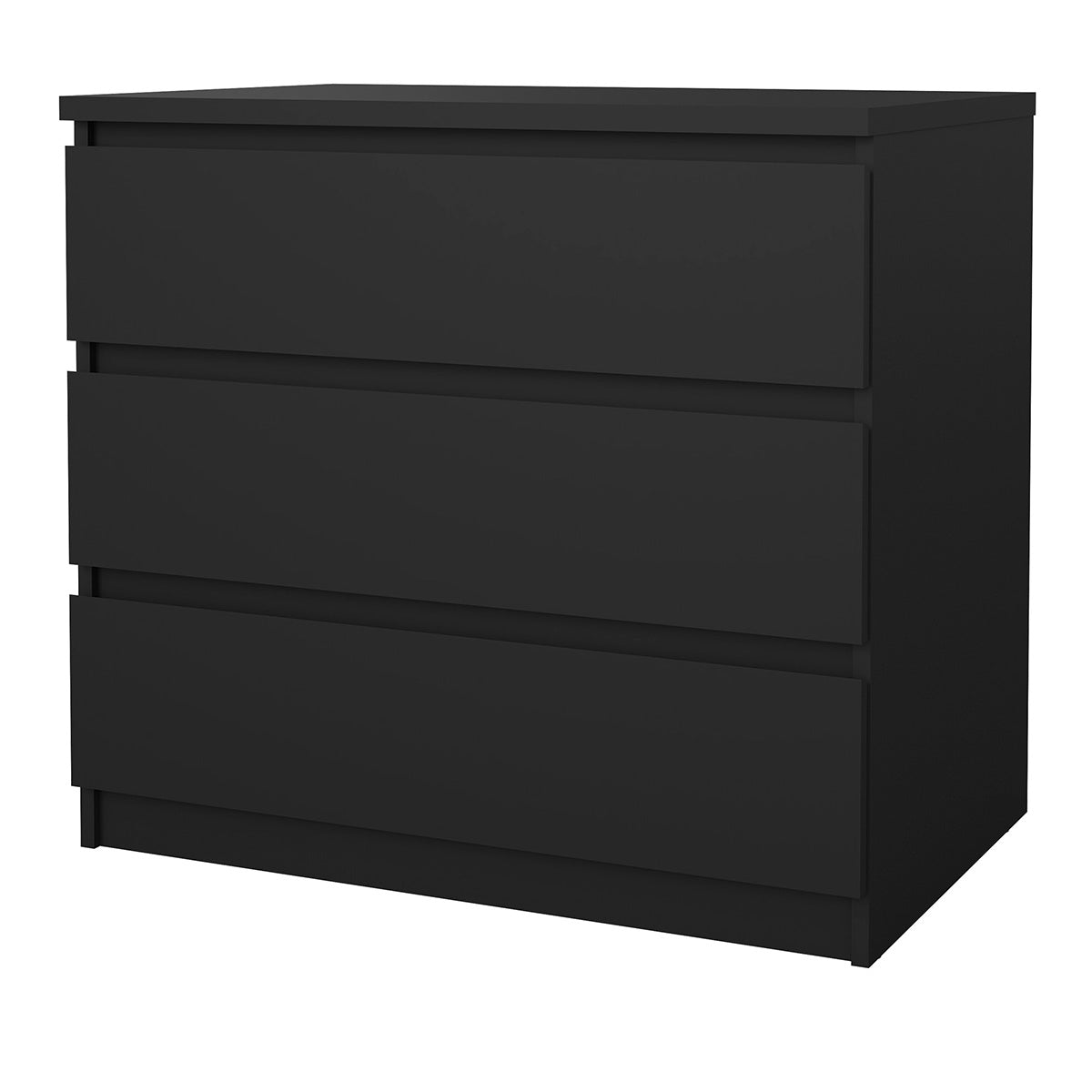 Wooden Chest Of 3 Drawers - Naia