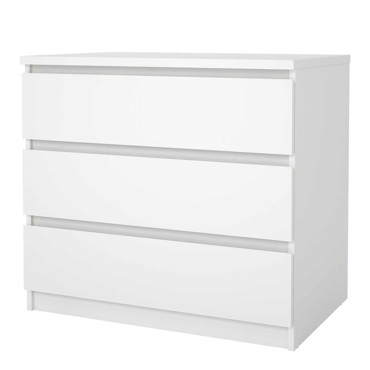 Wooden Chest Of 3 Drawers - Naia