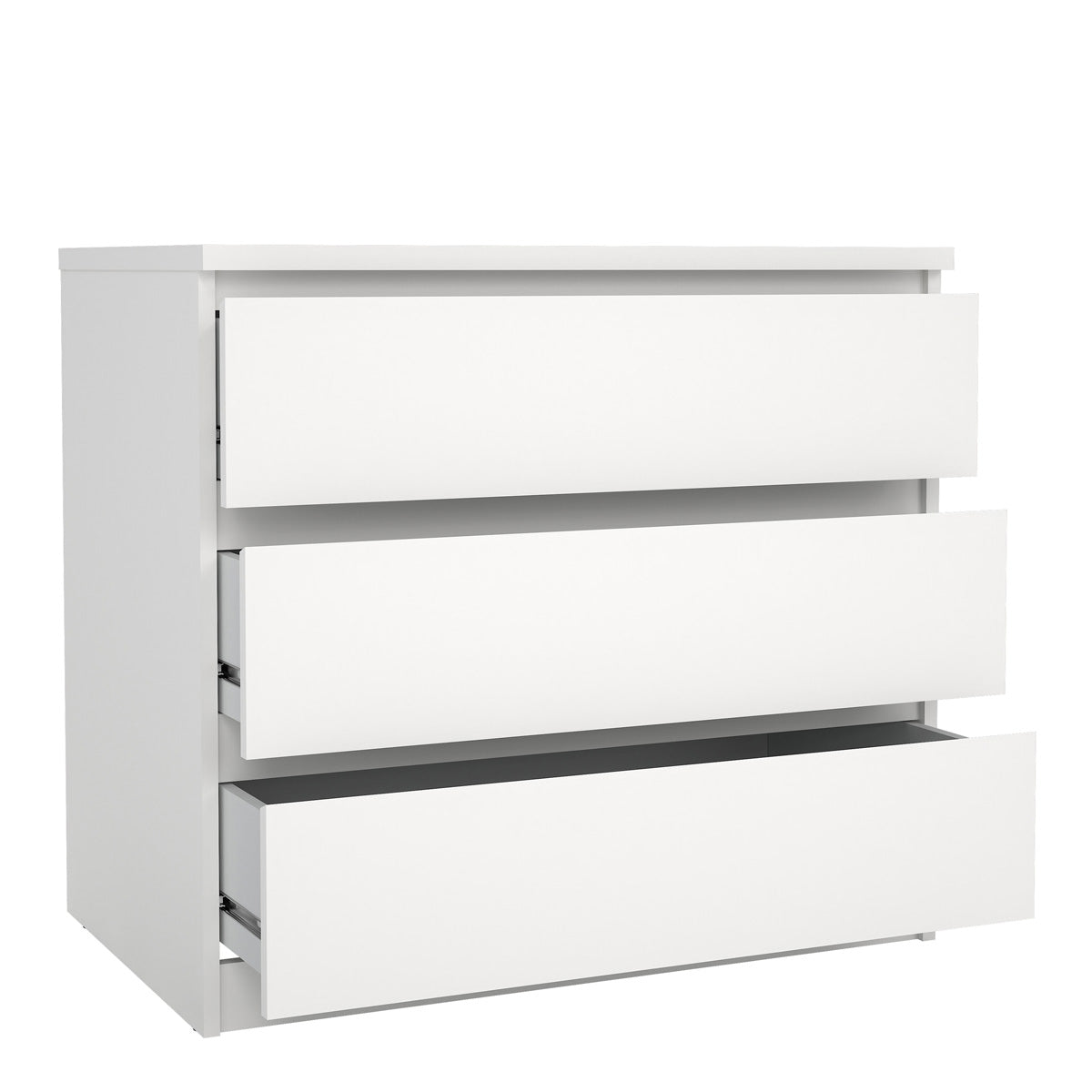 Wooden Chest Of 3 Drawers - Naia