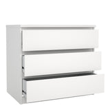 Wooden Chest Of 3 Drawers - Naia