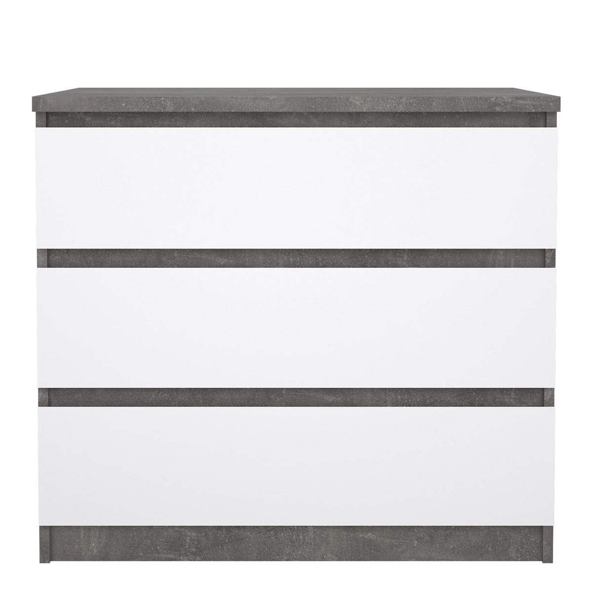 Wooden Chest Of 3 Drawers - Naia