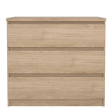 Wooden Chest Of 3 Drawers - Naia