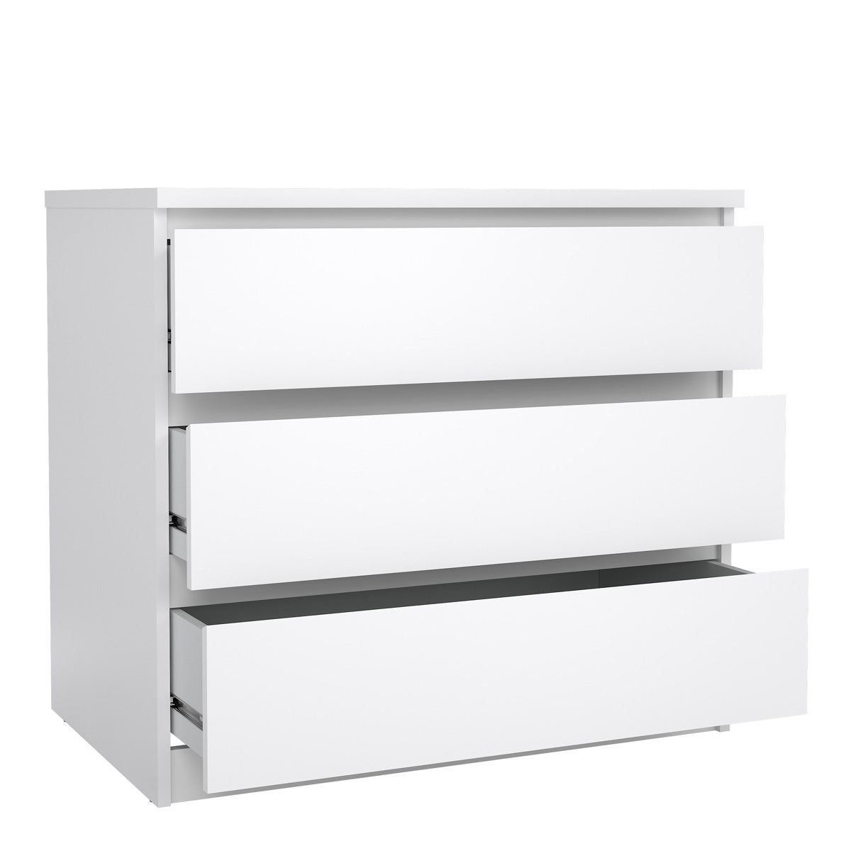 Wooden Chest Of 3 Drawers - Naia