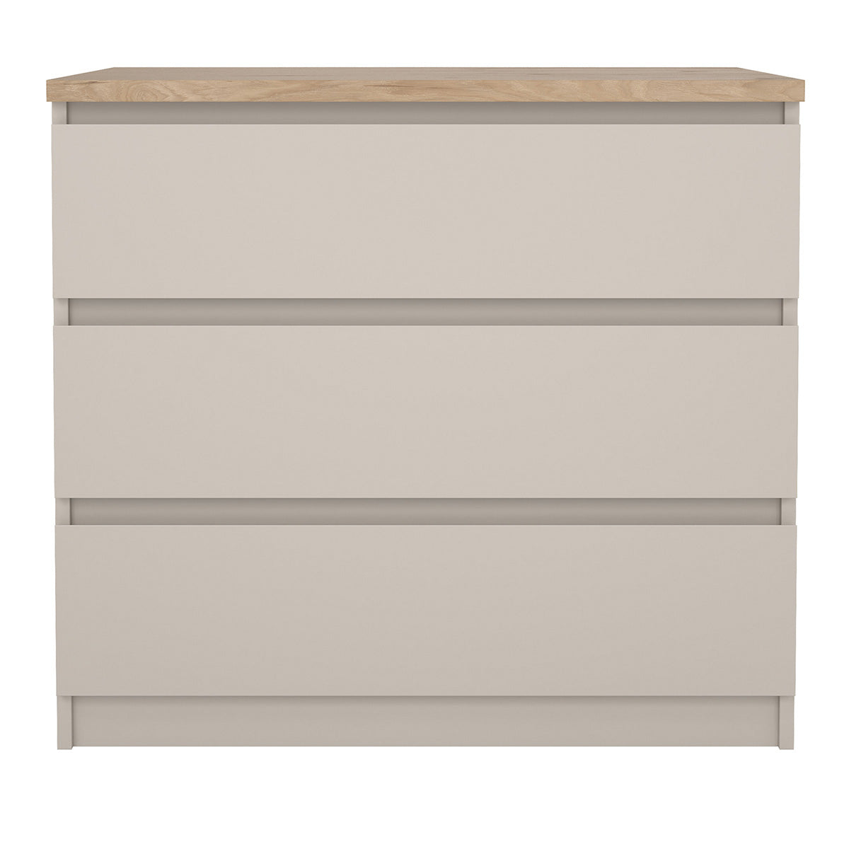 Wooden Chest Of 3 Drawers - Naia