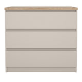 Wooden Chest Of 3 Drawers - Naia