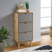 Wooden Chest Of 3 Drawers Narrow - Otta