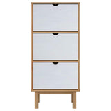 Wooden Chest Of 3 Drawers Narrow - Otta