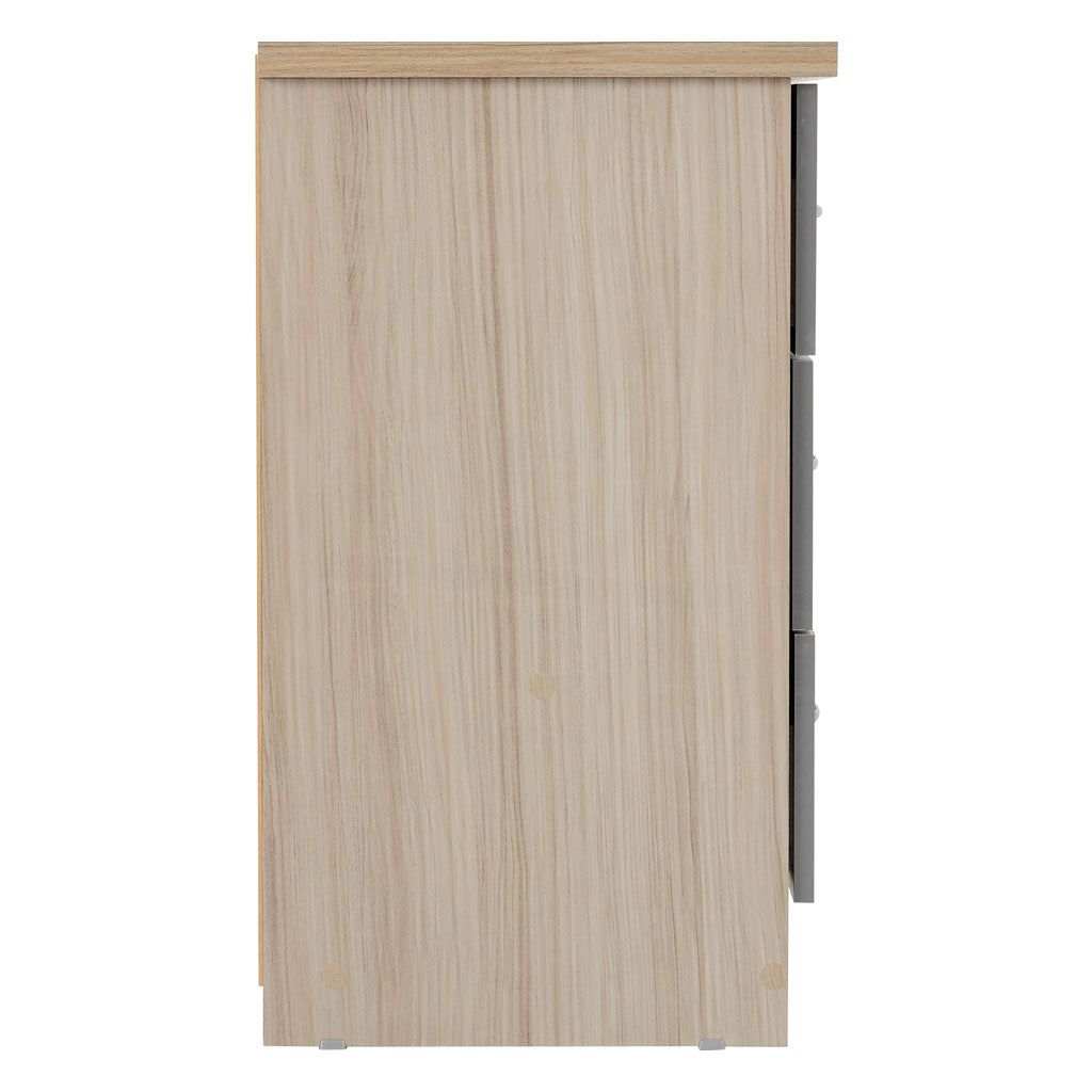 Wooden Chest Of 3 Drawers - Nevada