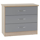 Wooden Chest Of 3 Drawers - Nevada