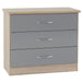 Wooden Chest Of 3 Drawers - Nevada
