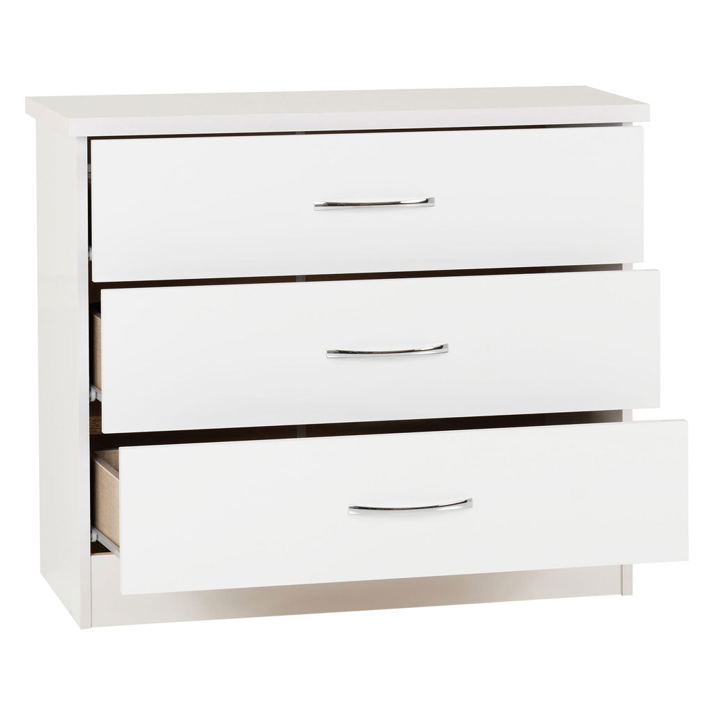 Wooden Chest Of 3 Drawers - Nevada