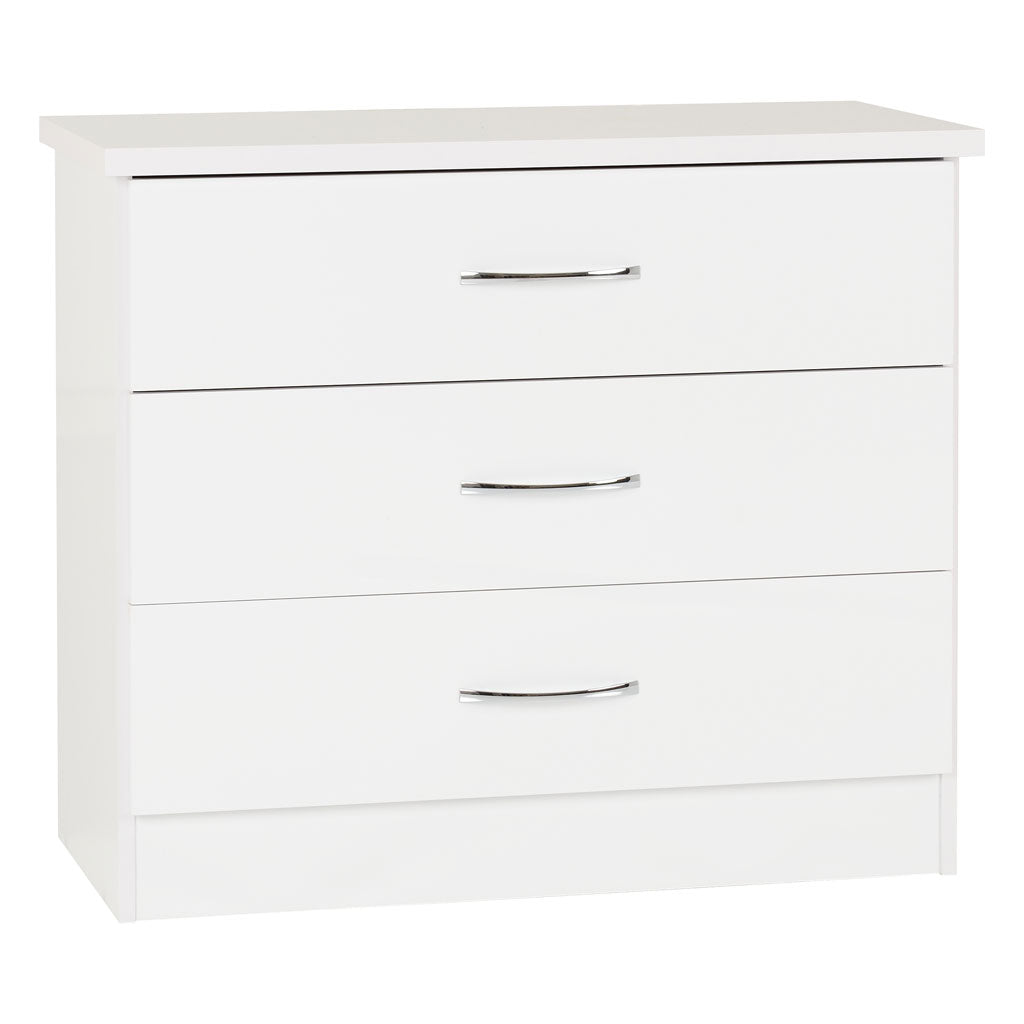 Wooden Chest Of 3 Drawers - Nevada