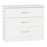 Wooden Chest Of 3 Drawers - Nevada