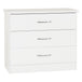 Wooden Chest Of 3 Drawers - Nevada