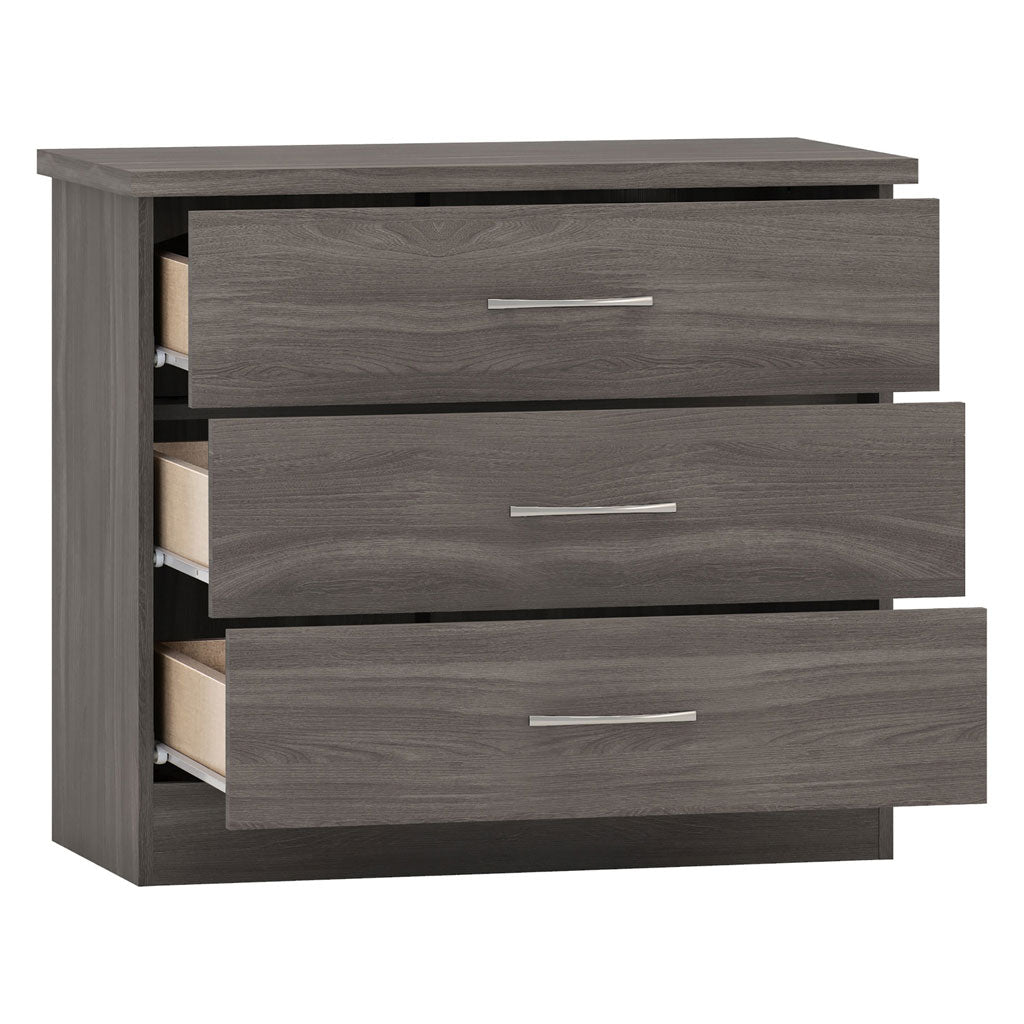 Wooden Chest Of 3 Drawers - Nevada