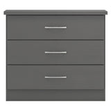 Wooden Chest Of 3 Drawers - Nevada