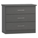 Wooden Chest Of 3 Drawers - Nevada