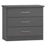 Wooden Chest Of 3 Drawers - Nevada