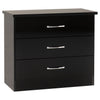 Wooden Chest Of 3 Drawers - Nevada