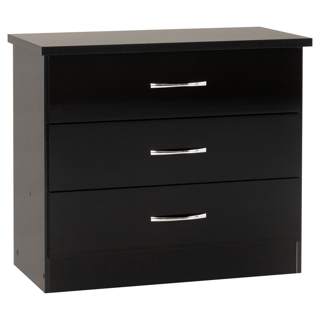 Wooden Chest Of 3 Drawers - Nevada