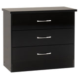 Wooden Chest Of 3 Drawers - Nevada