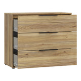Wooden Chest of 3 Drawers - Orkney