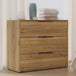 Wooden Chest Of 3 Drawers - Orkney