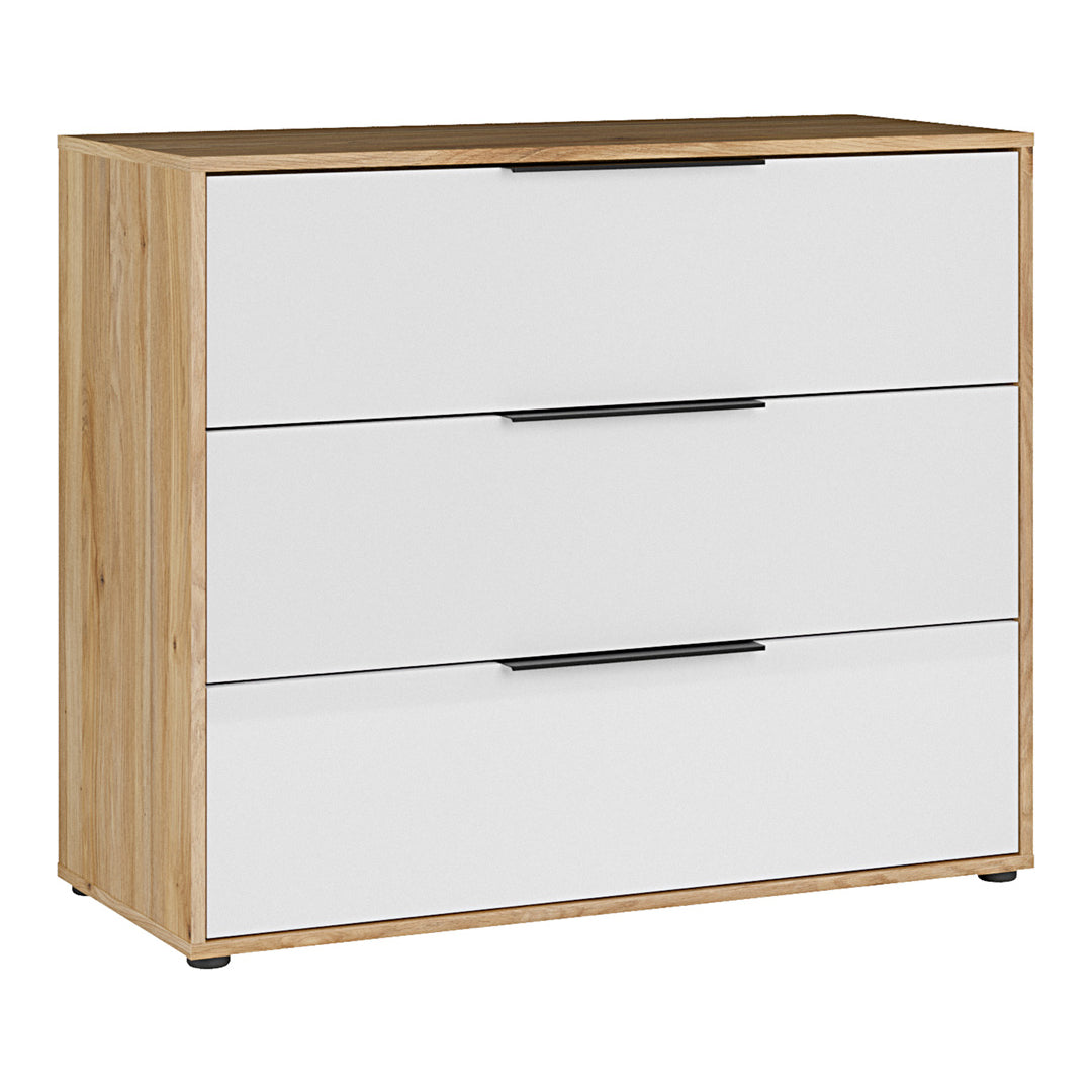 Wooden Chest of 3 Drawers - Orkney