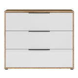Wooden Chest of 3 Drawers - Orkney