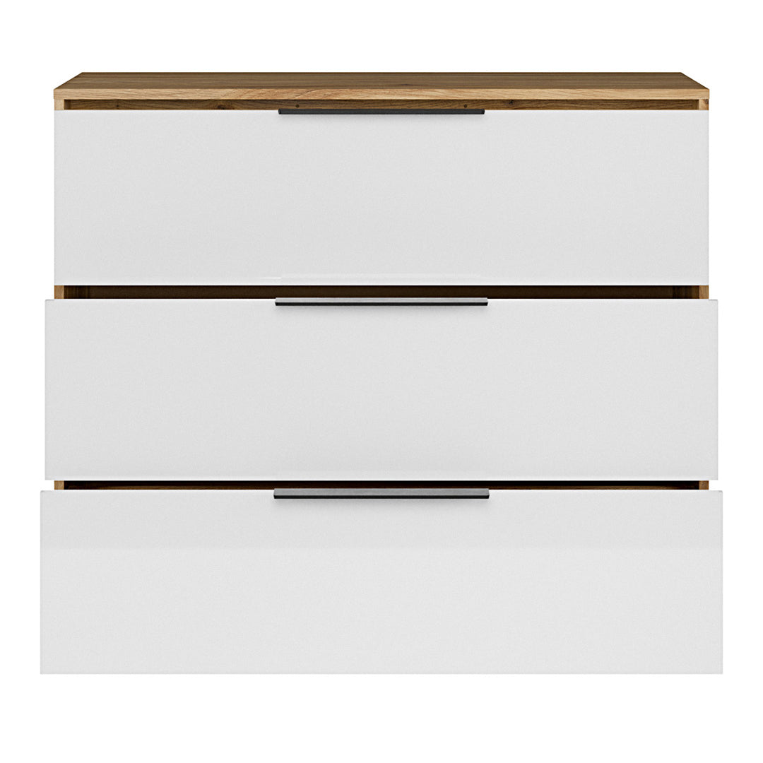 Wooden Chest of 3 Drawers - Orkney