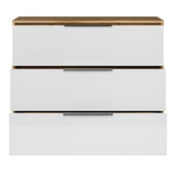 Wooden Chest of 3 Drawers - Orkney