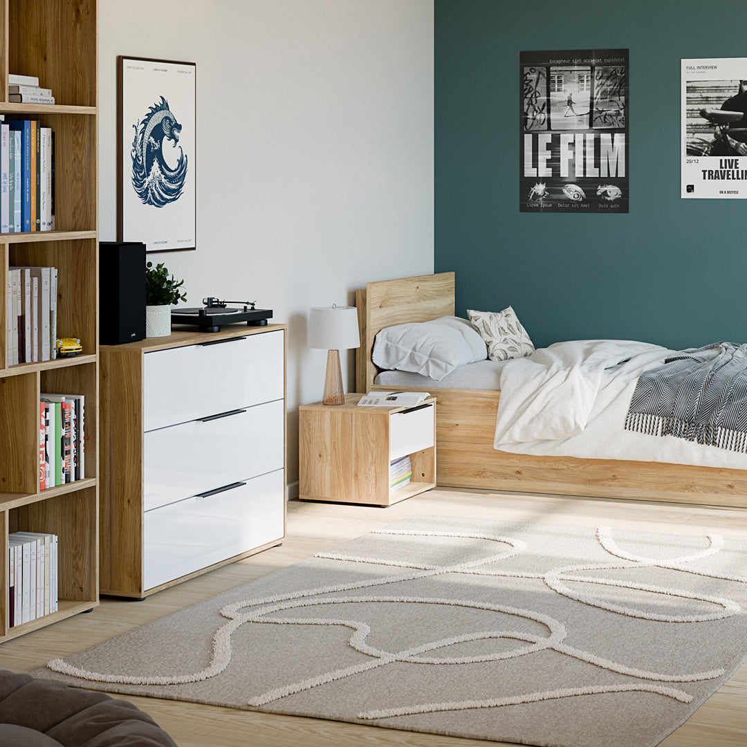 Wooden Chest of 3 Drawers - Orkney
