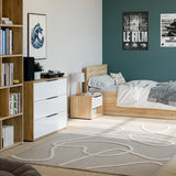 Wooden Chest of 3 Drawers - Orkney