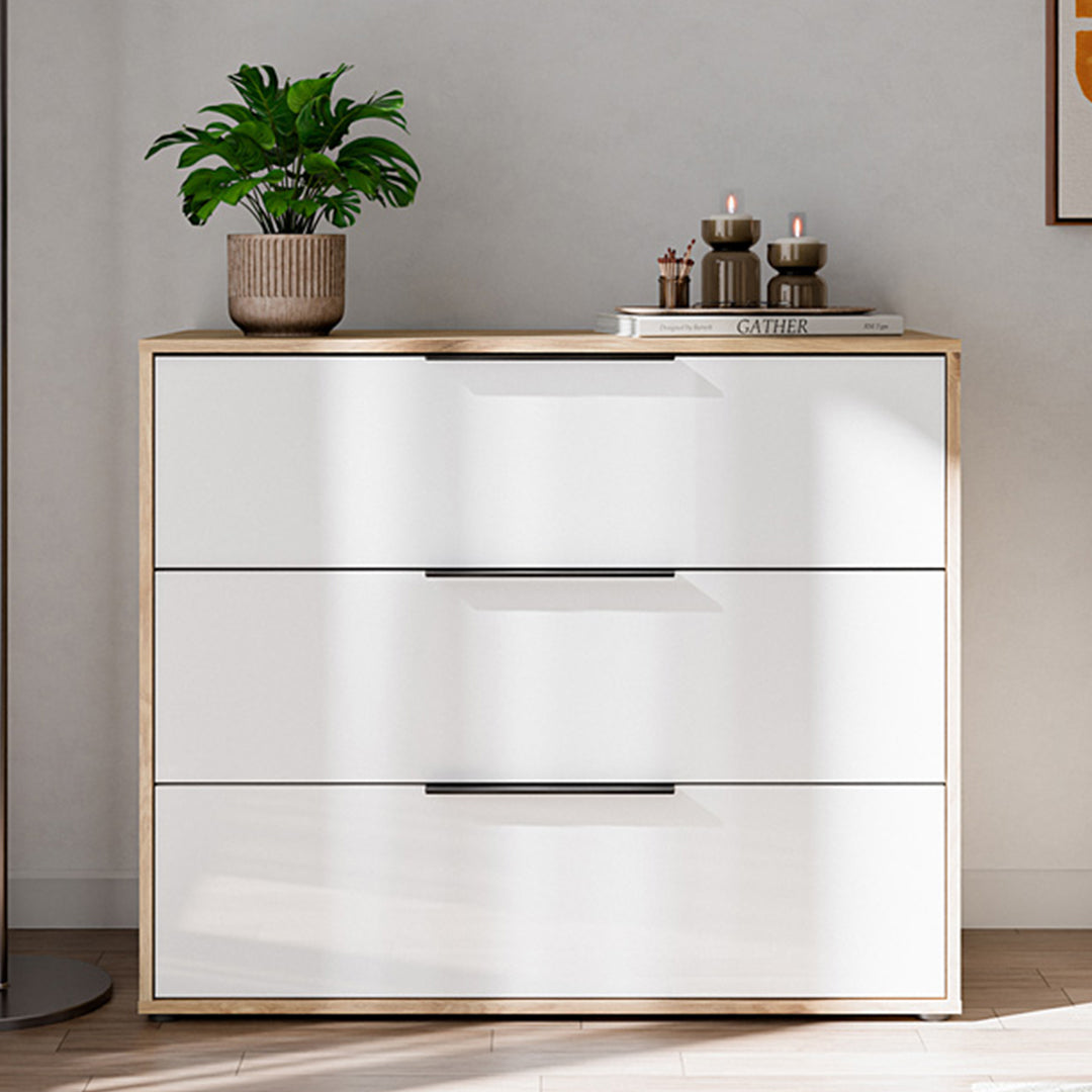 Wooden Chest of 3 Drawers - Orkney