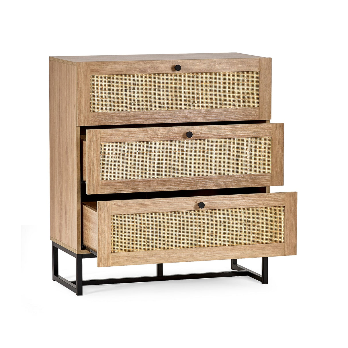 Wooden Chest Of 3 Drawers - Padstow