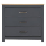 Wooden Chest Of 3 Drawers - Portland