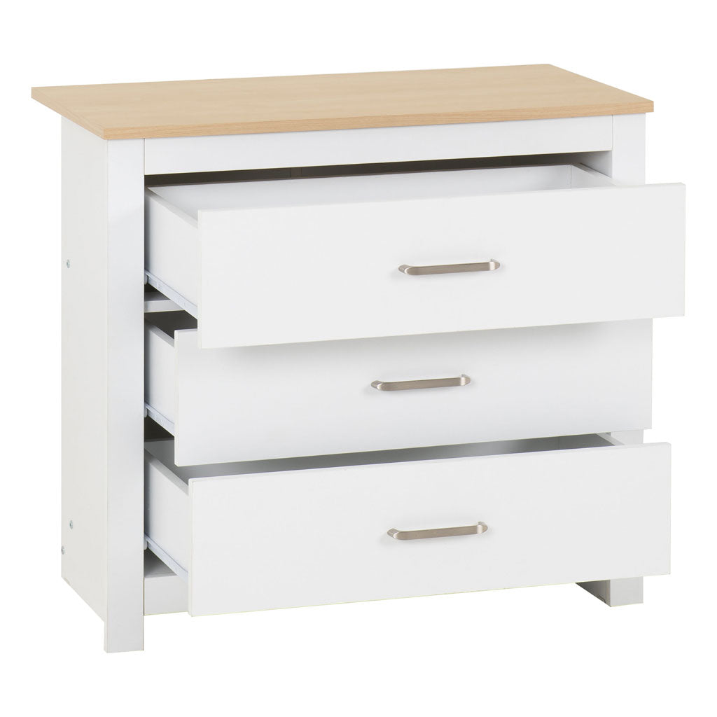 Wooden Chest Of 3 Drawers - Portland