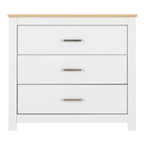 Wooden Chest Of 3 Drawers - Portland