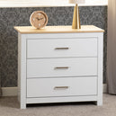 Wooden Chest Of 3 Drawers - Portland