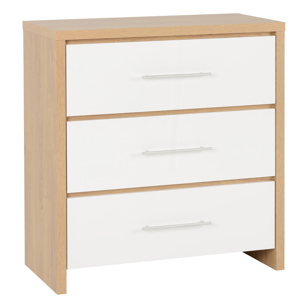 Wooden Chest Of 3 Drawers - Seville